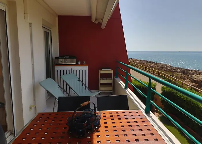 Face Mer, Terrasse 11m², Clim, Garage, Classe 3☆ - Fr-1-472a-286 公寓